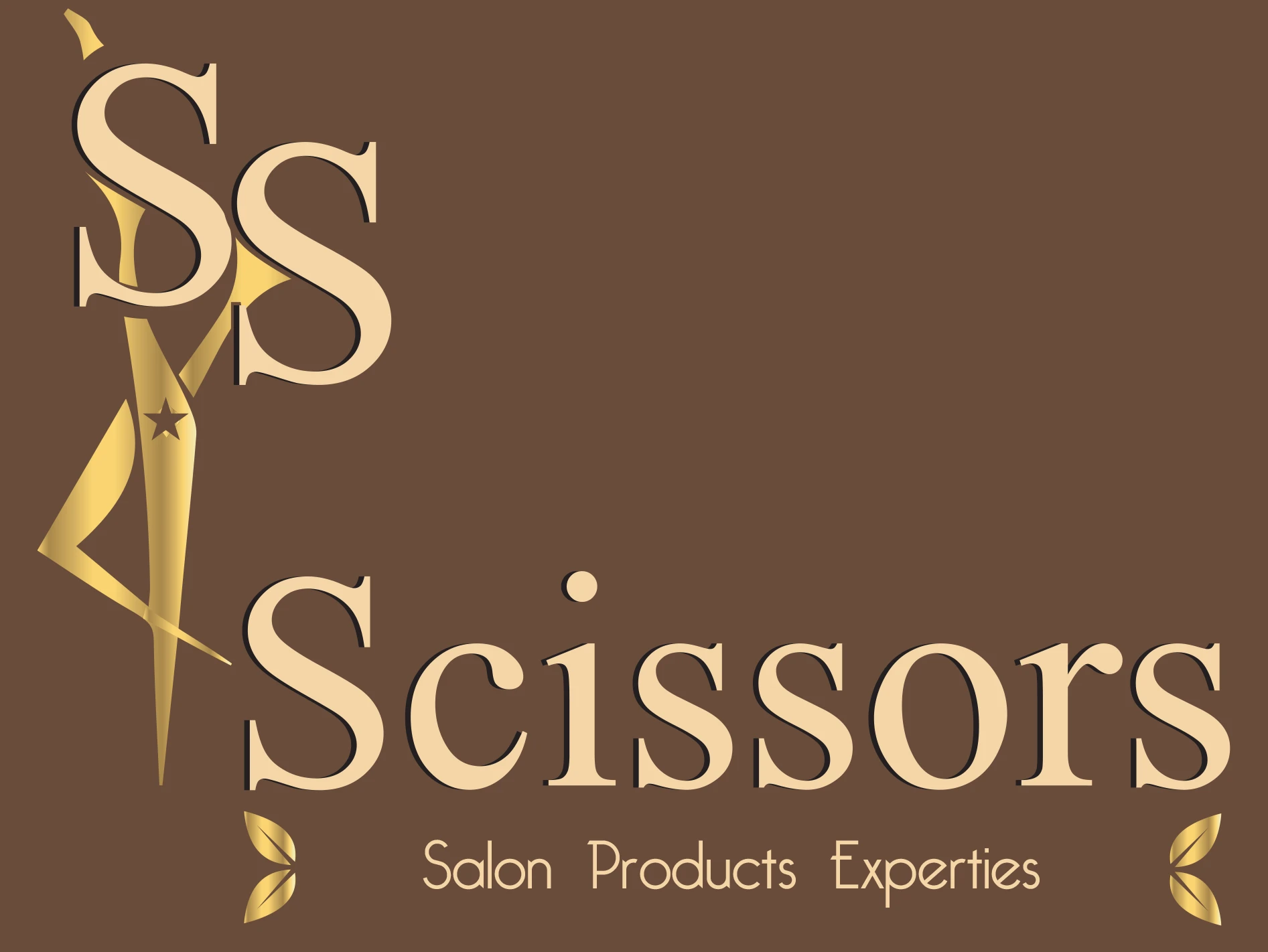 Ss 4 Scissors Salon Signature Brand Badge